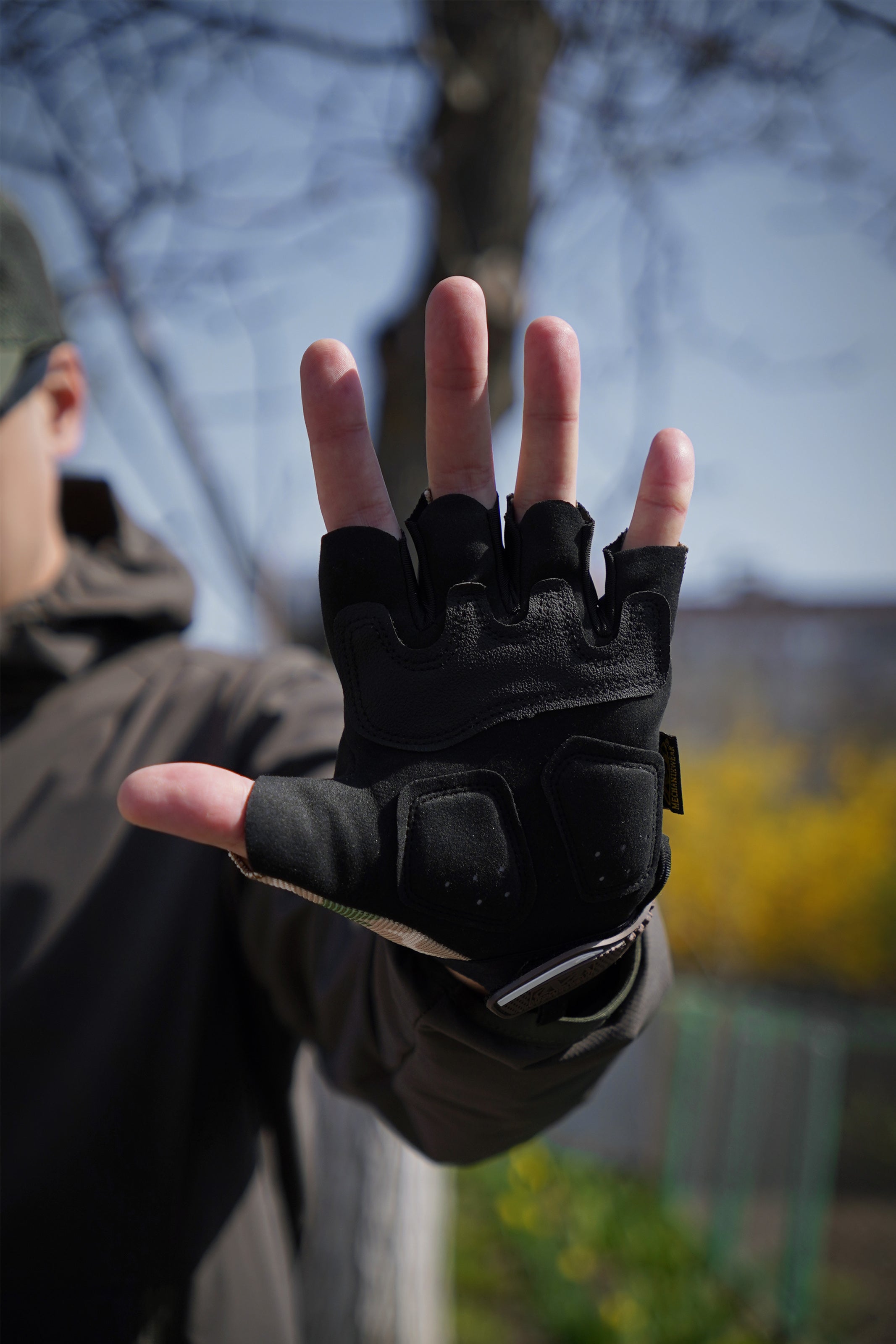 Безпалі рукавиці мультикам Mechanix MXK-2