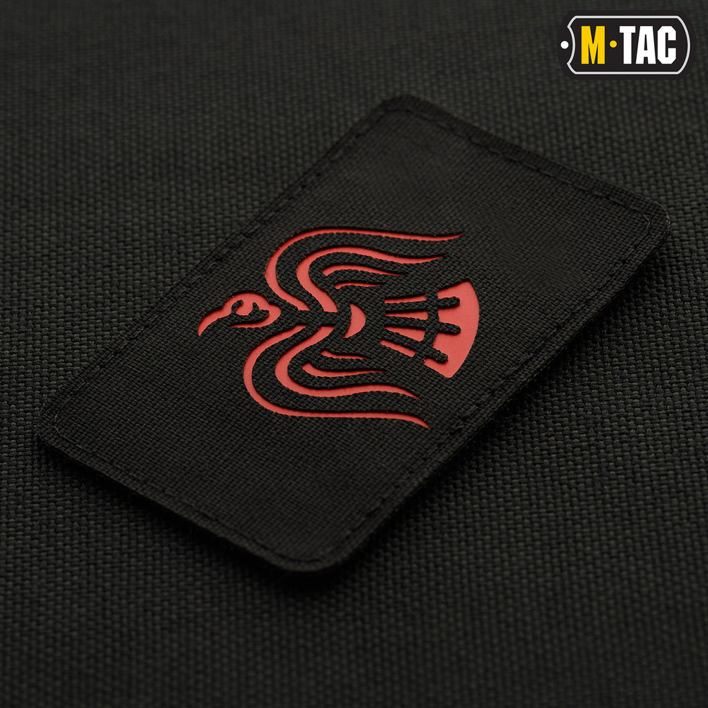 M-Tac нашивка Знамя Ворона Laser Cut Black/Red