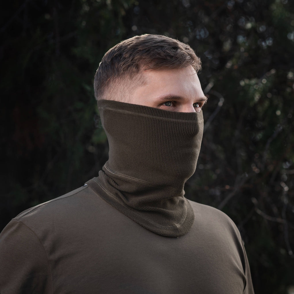 M-Tac шарф-труба анатомічний мікрофліс ріп-стоп Dark Olive