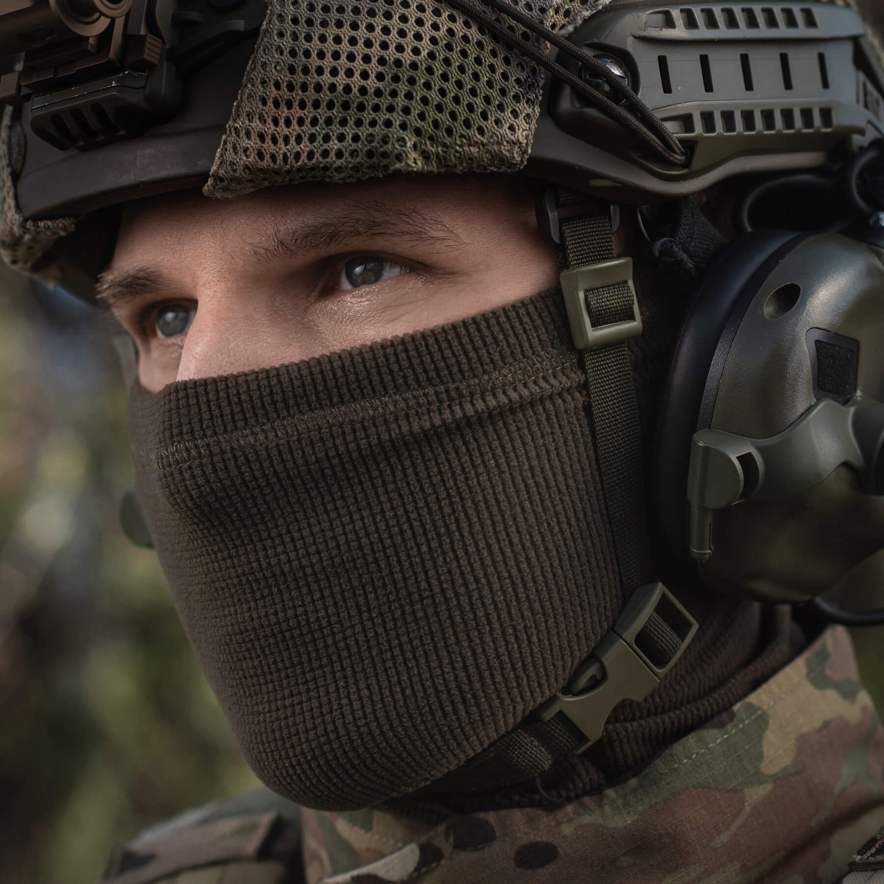 M-Tac шарф-труба довгий мікрофліс ріп-стоп Dark Olive