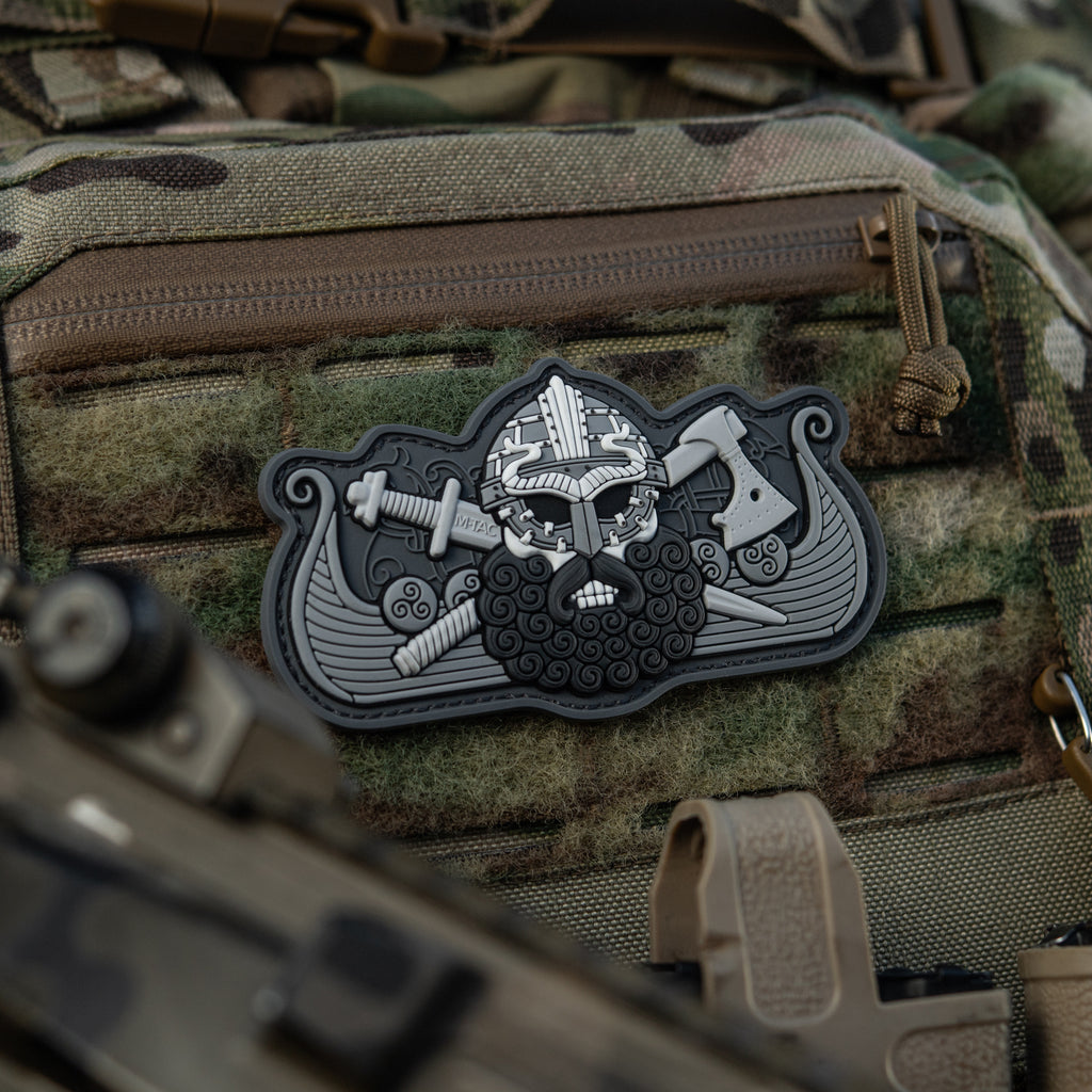 M-Tac нашивка Viking’s Drakkar Black/Grey