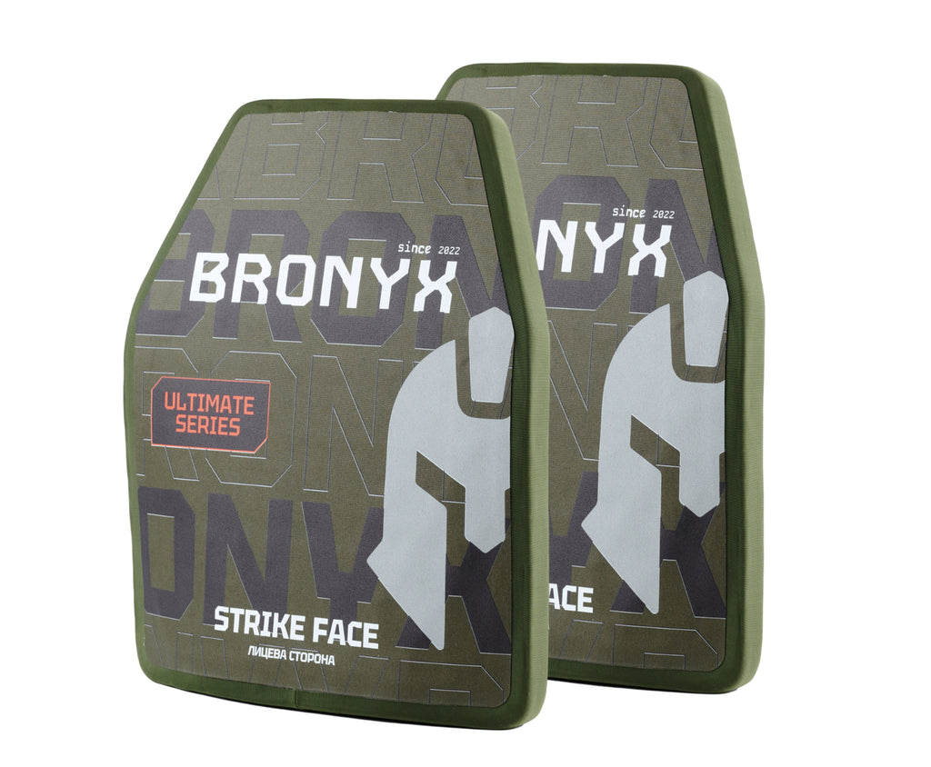 Бронеплити 5 класу Ultimate BRONYX (НВМПЕ + B₄C) (2шт)