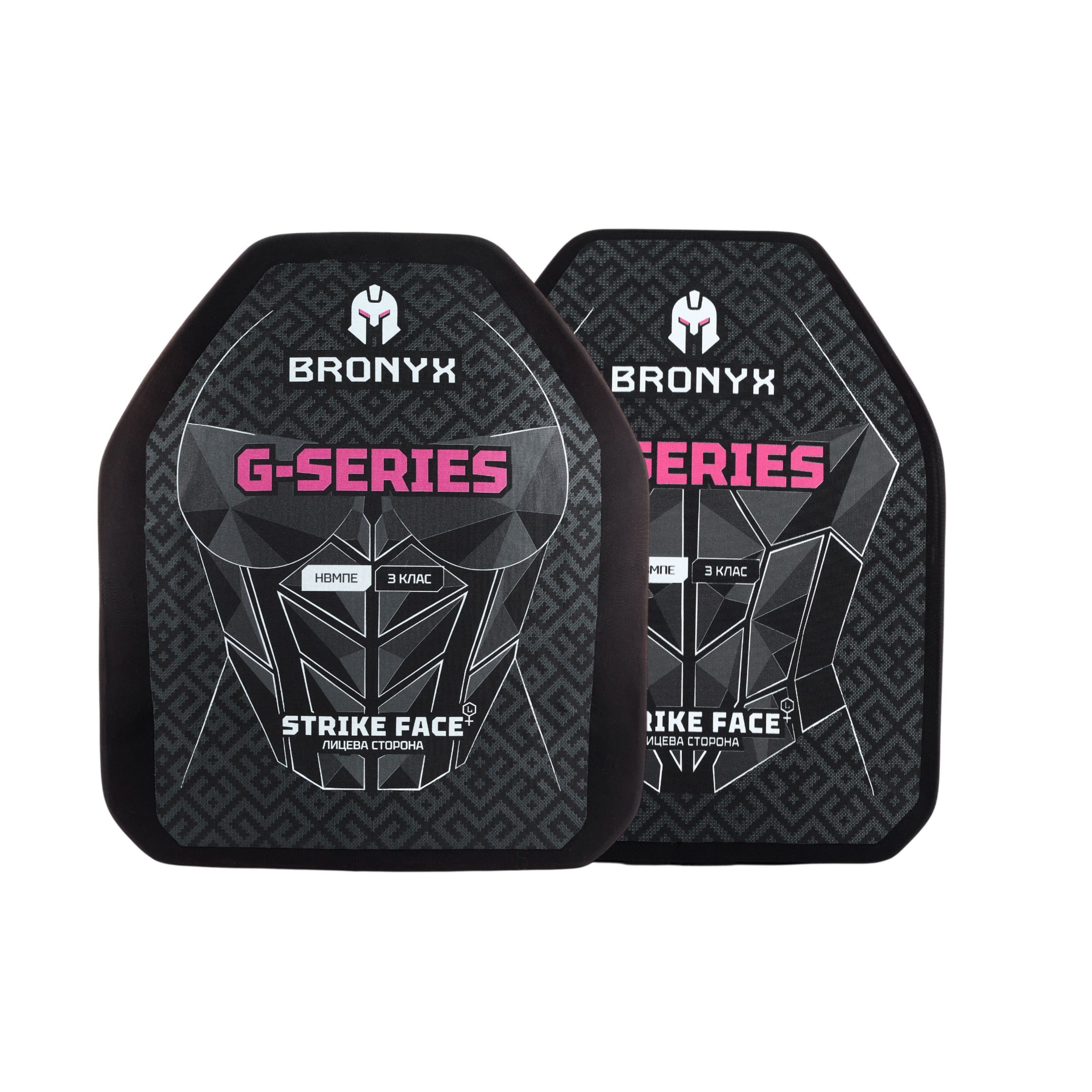 Бронеплити BRONYX G-Series (передня та задня) 3 клас захисту ДСТУ НВМПЕ Shooter's Cut (L/28x32)