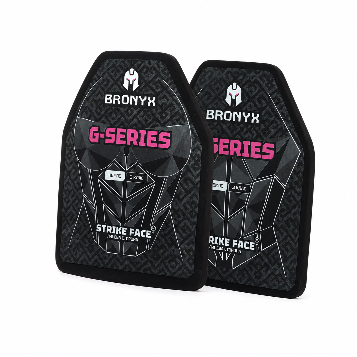 Бронеплити BRONYX G-Series (передня та задня)3 клас захисту ДСТУ НВМПЕ Shooter's Cut (M/25*30)