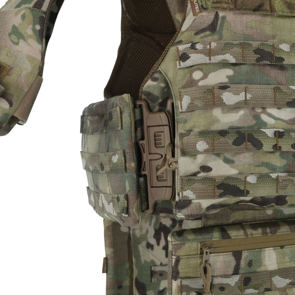 Бронежилет Militex Modular X-1 з балістичним пакетом (2 клас) | Multicam | Cordura USA | Розмір M