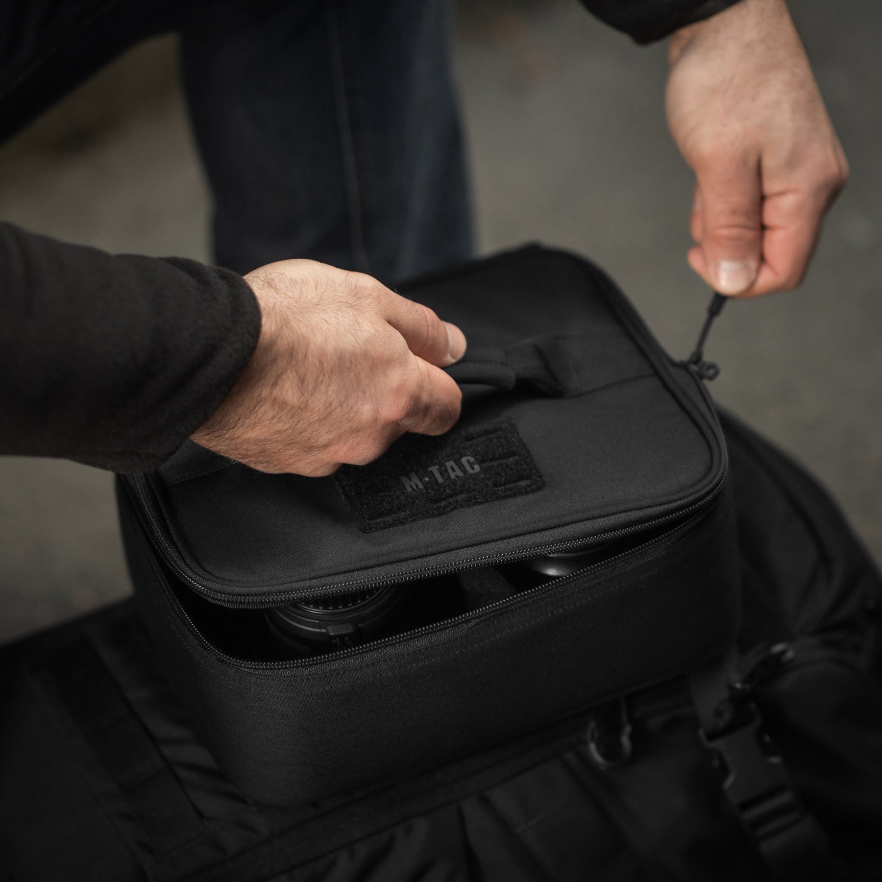 M-Tac органайзер утилітарний Hardshell Utility box L Black