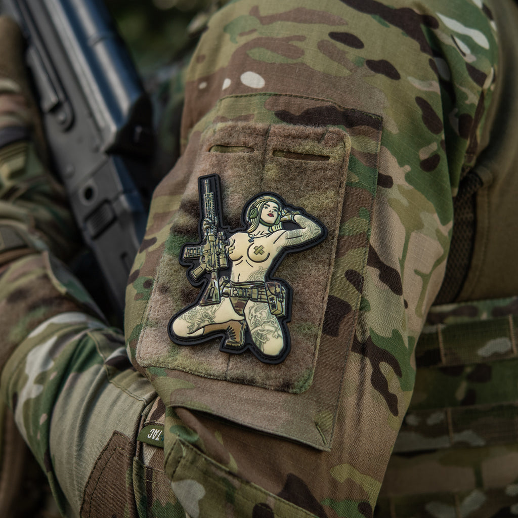 M-Tac нашивка Tactical girl Skandinavik with Mjöllnir PVC MC