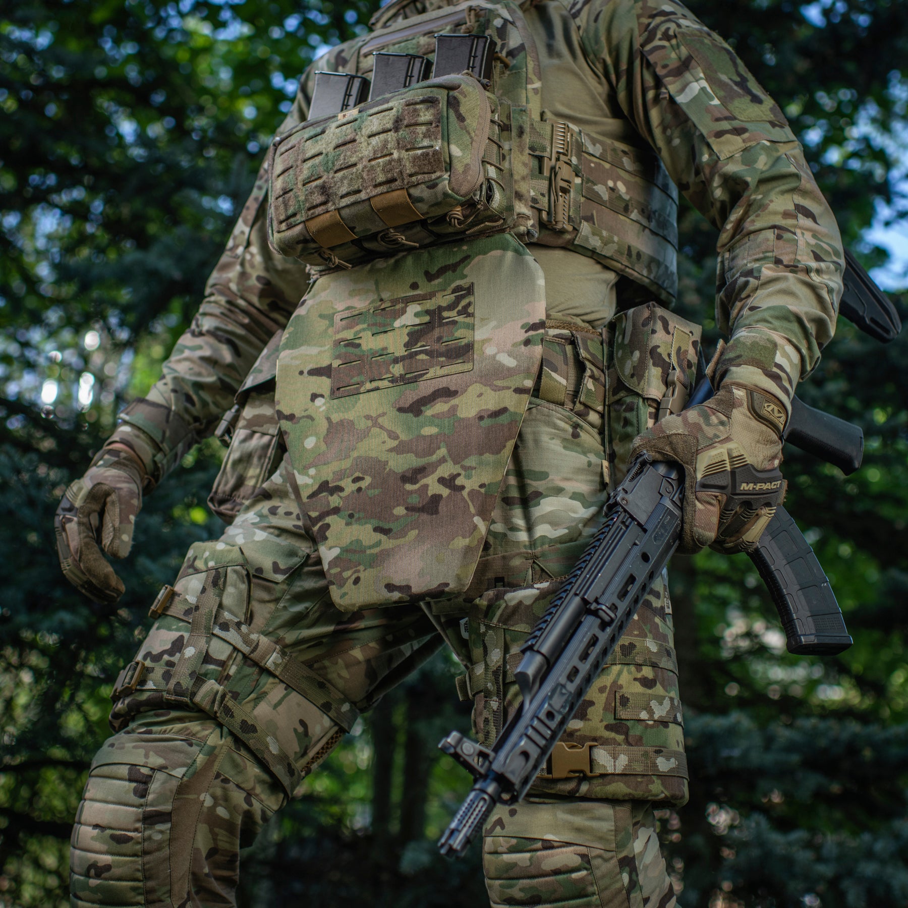 M-Tac фартух протиуламковий з балістичним пакетом 2 клас Laser Cut XL Multicam