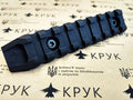 Крук рейка Пікатіні з кріпленням M-Lok чорна (6 слотів, 1 скос)