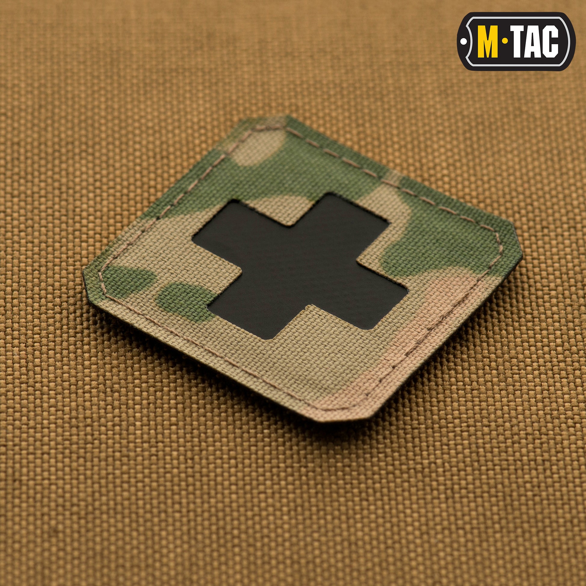 M-Tac нашивка Medic Cross Laser Cut Multicam/Black