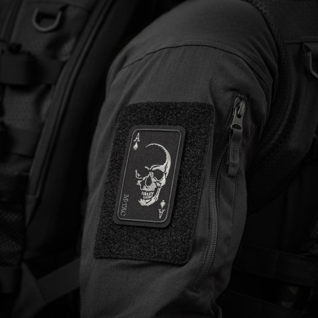 M-Tac нашивка Face of war (вишивка) Black