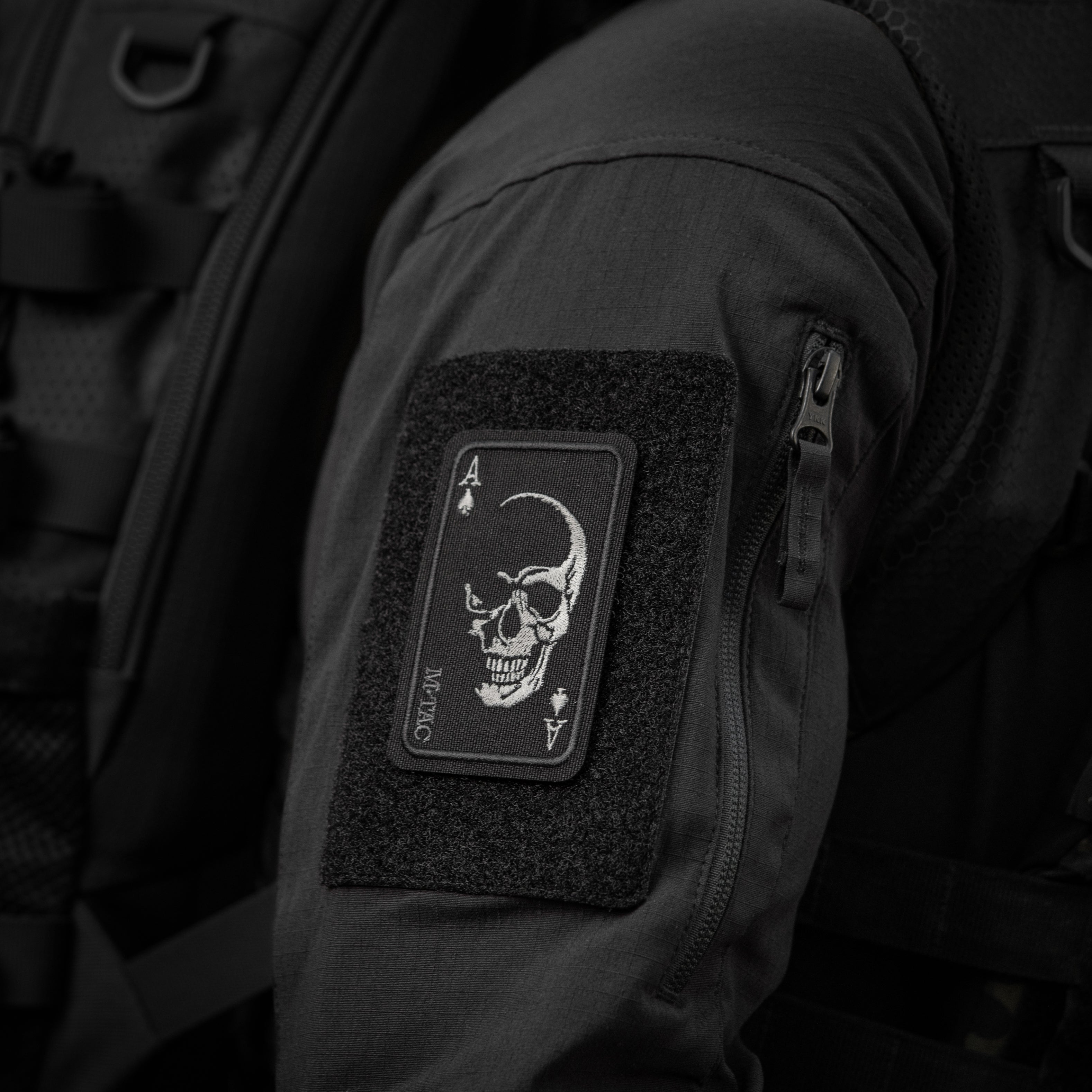 M-Tac нашивка Face of war (вишивка) Black