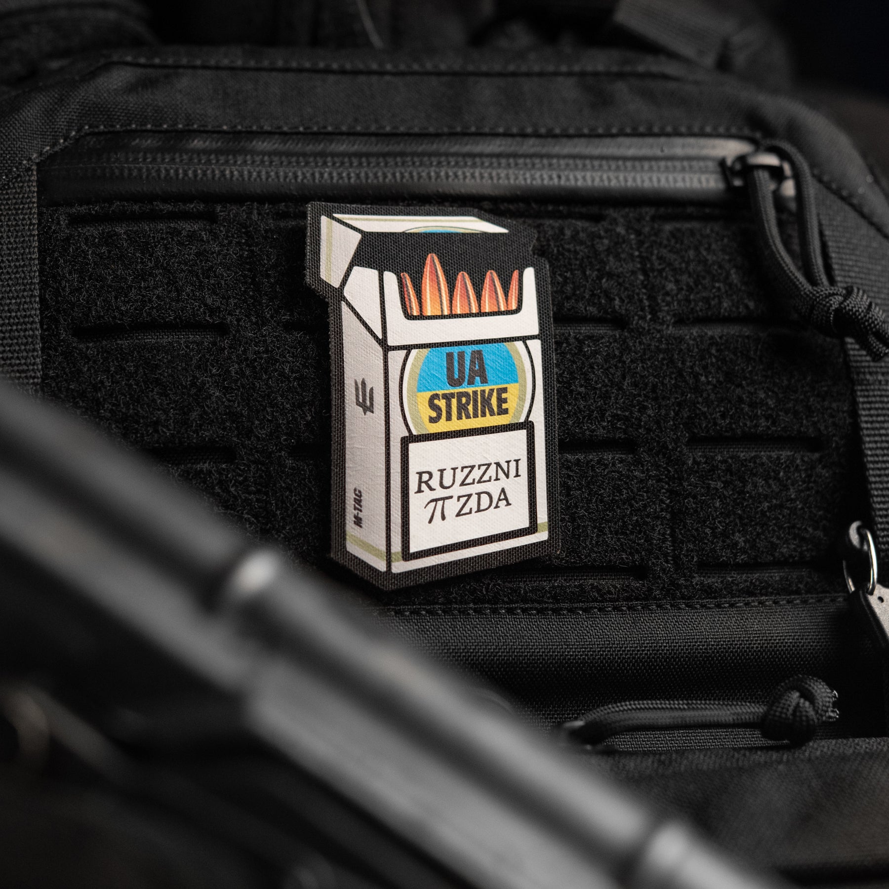 M-Tac нашивка UA STRIKE Black