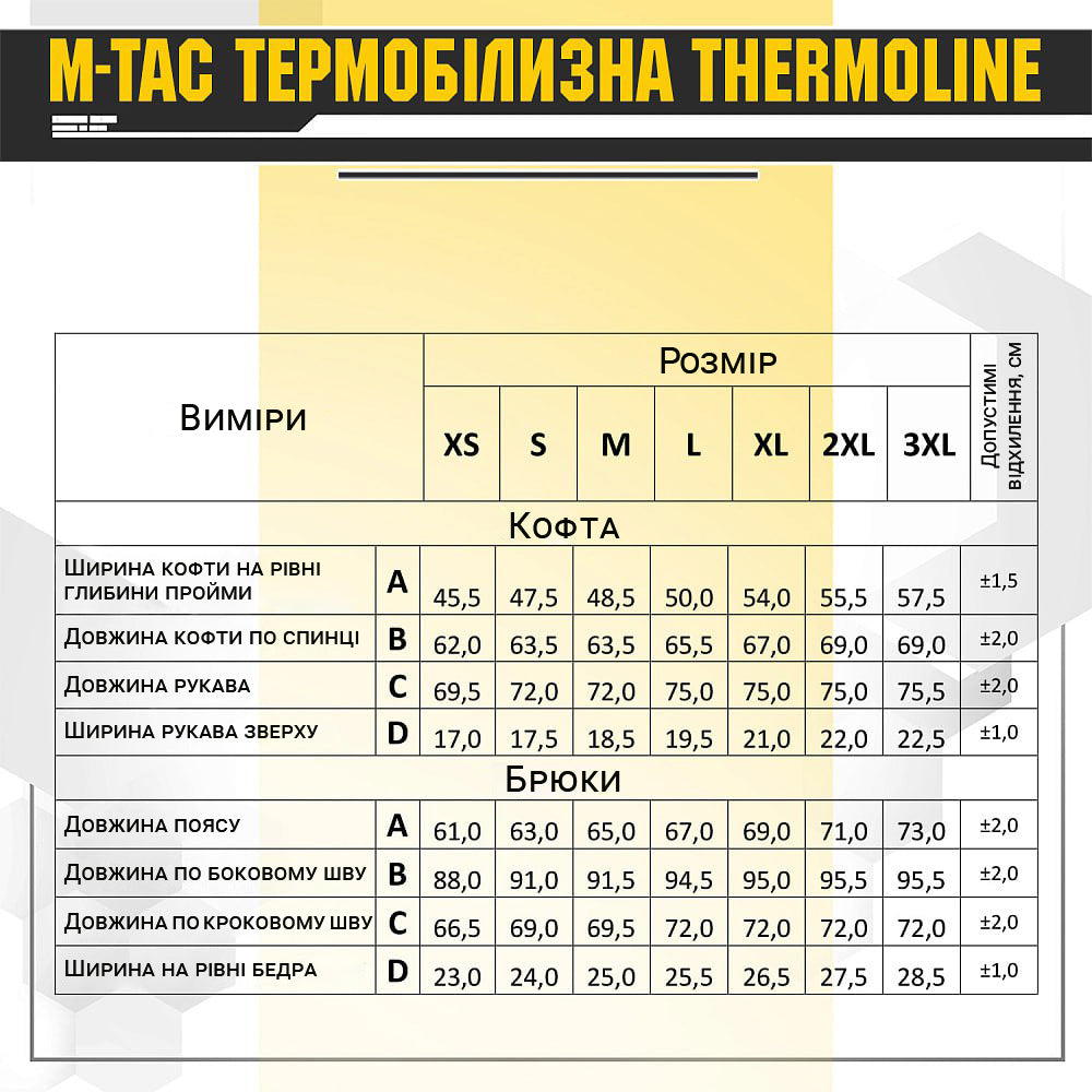 M-Tac термобілизна ThermoLine Black