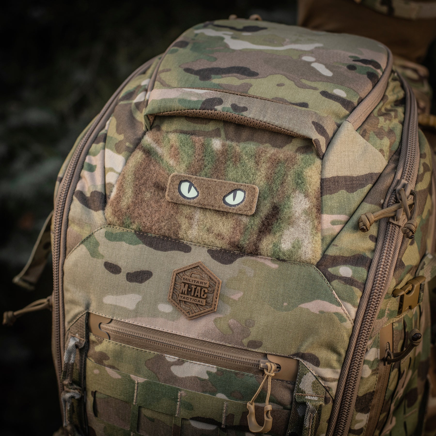 M-Tac нашивка Cat Eyes (Type 2) Laser Cut Coyote/GID