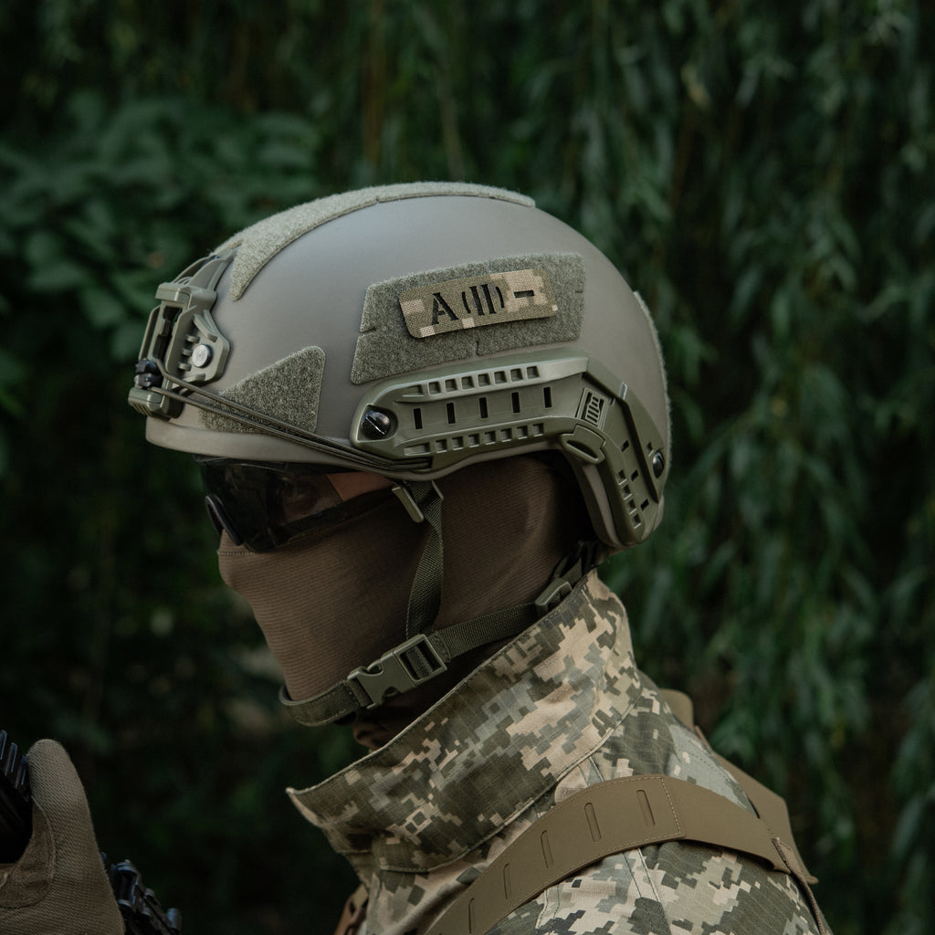 M-Tac нашивка група крові A (II) - наскрізна Laser Cut 25х80 MM14