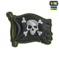 M-Tac нашивка Веселий Роджер PVC Olive/Black