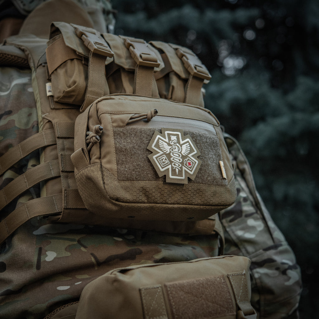 M-Tac нашивка Paramedic (вишивка) Coyote