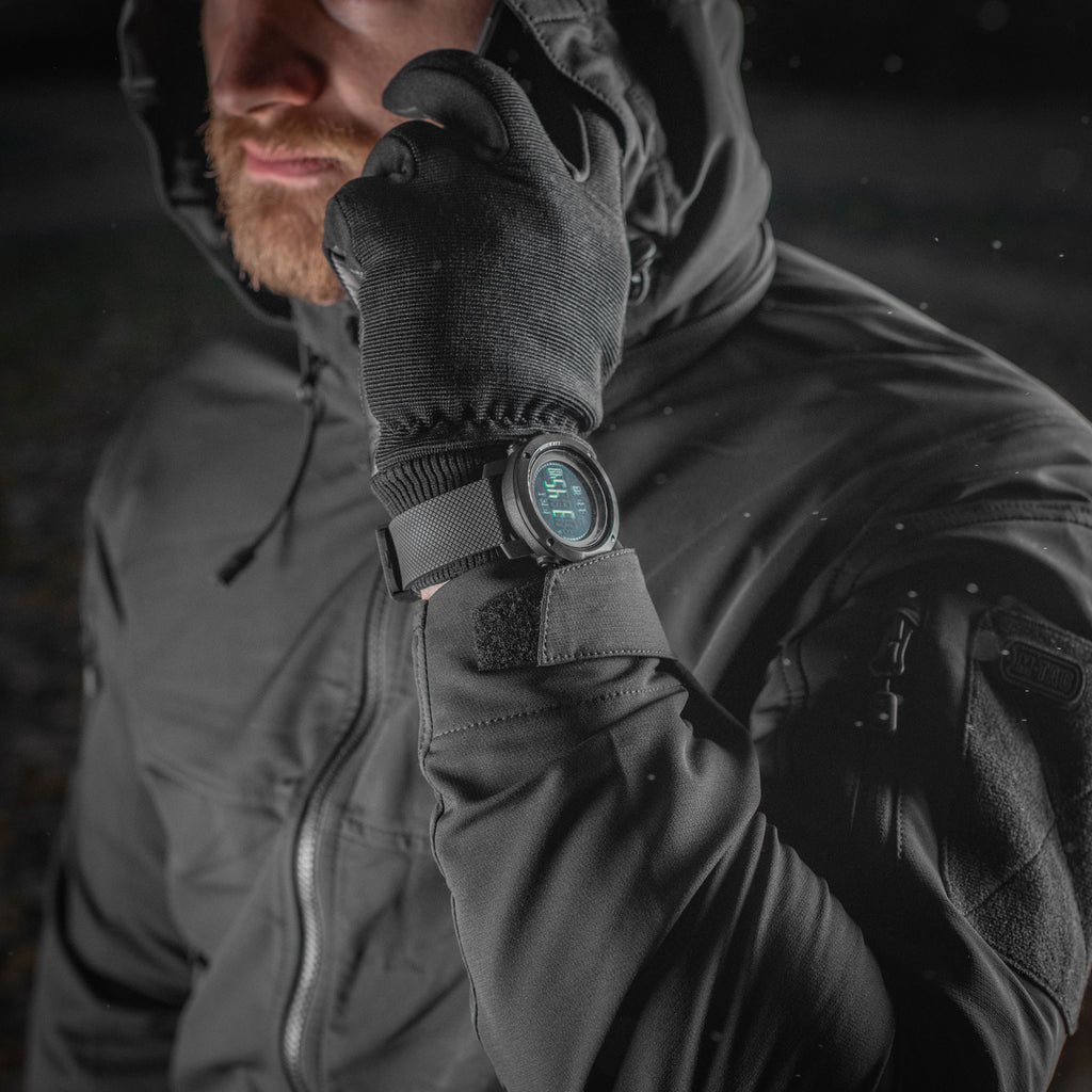 M-Tac годинник тактичний мультифункціональний Black