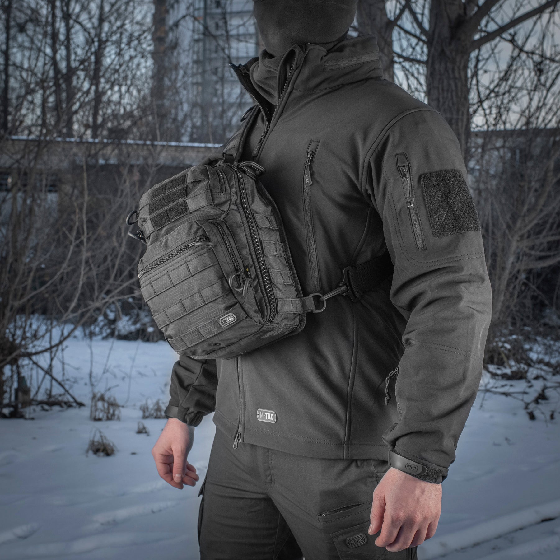 M-Tac сумка Urban Line City Hunter Hexagon Bag Black
