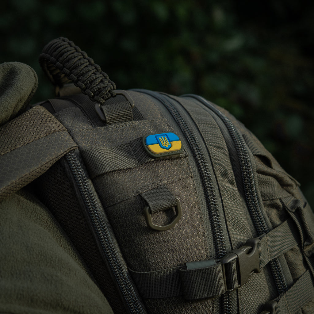 M-Tac MOLLE Patch Прапор України з гербом PVC Full Color/Ranger Green