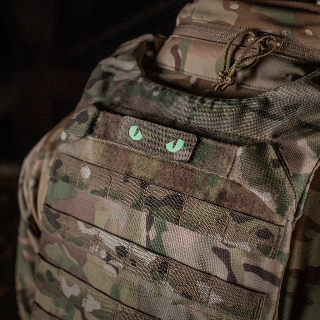 M-Tac нашивка Cat Eyes Laser Cut Multicam/світлонакопичувач