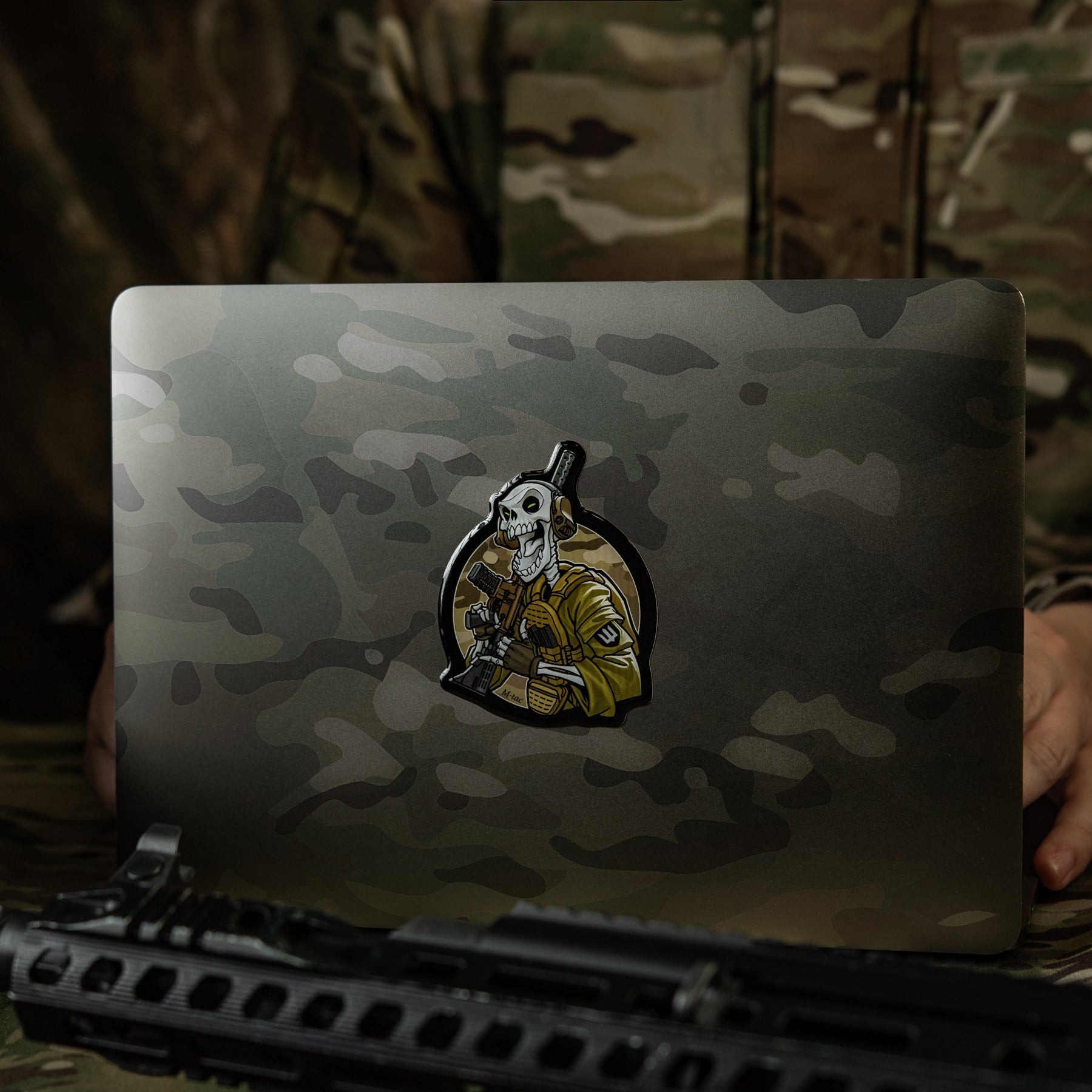 M-Tac наклейка обємна ЦЕ НАША ПОСАДКА V2