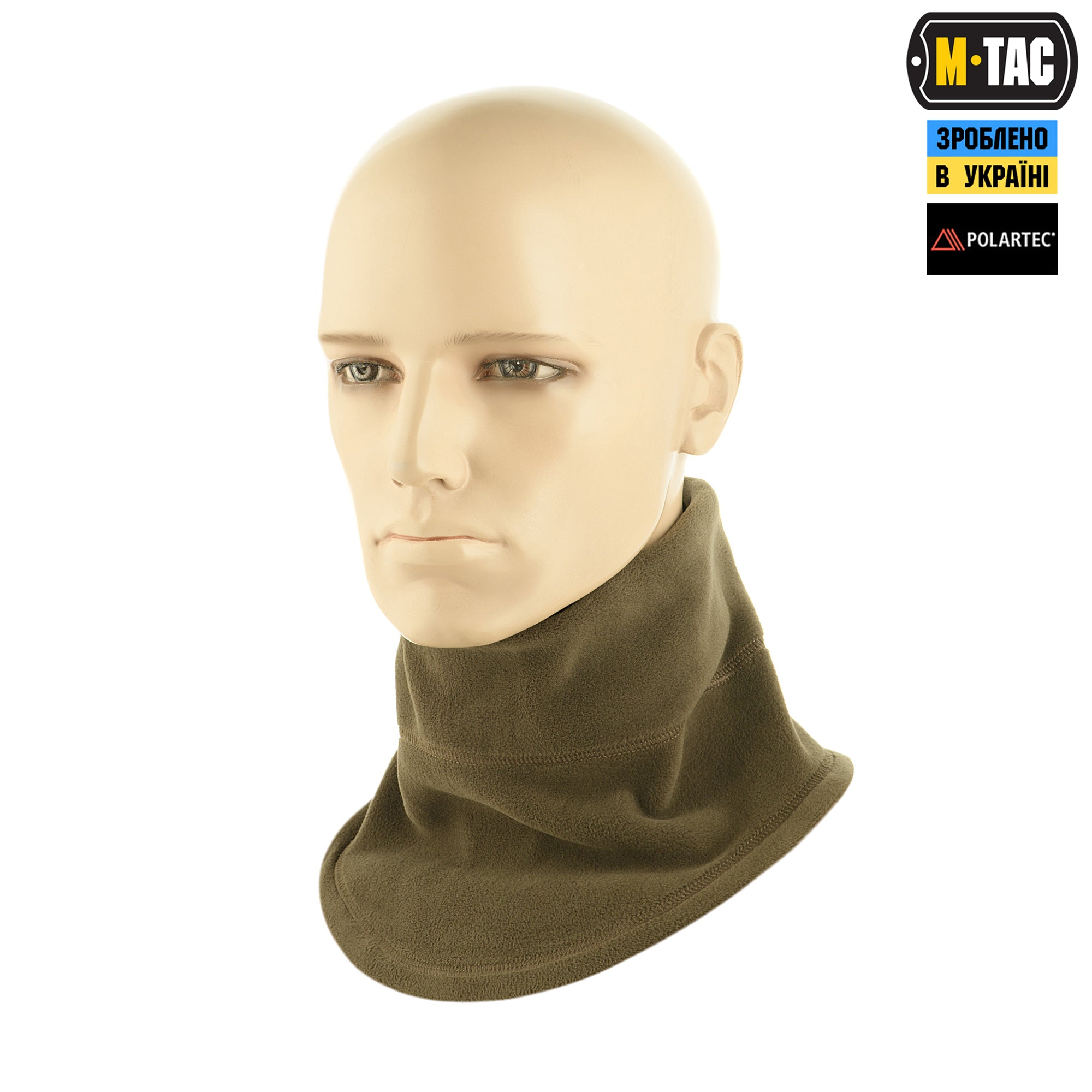 M-Tac шарф-труба анатомічний з затяжкою Polartec Dark Olive