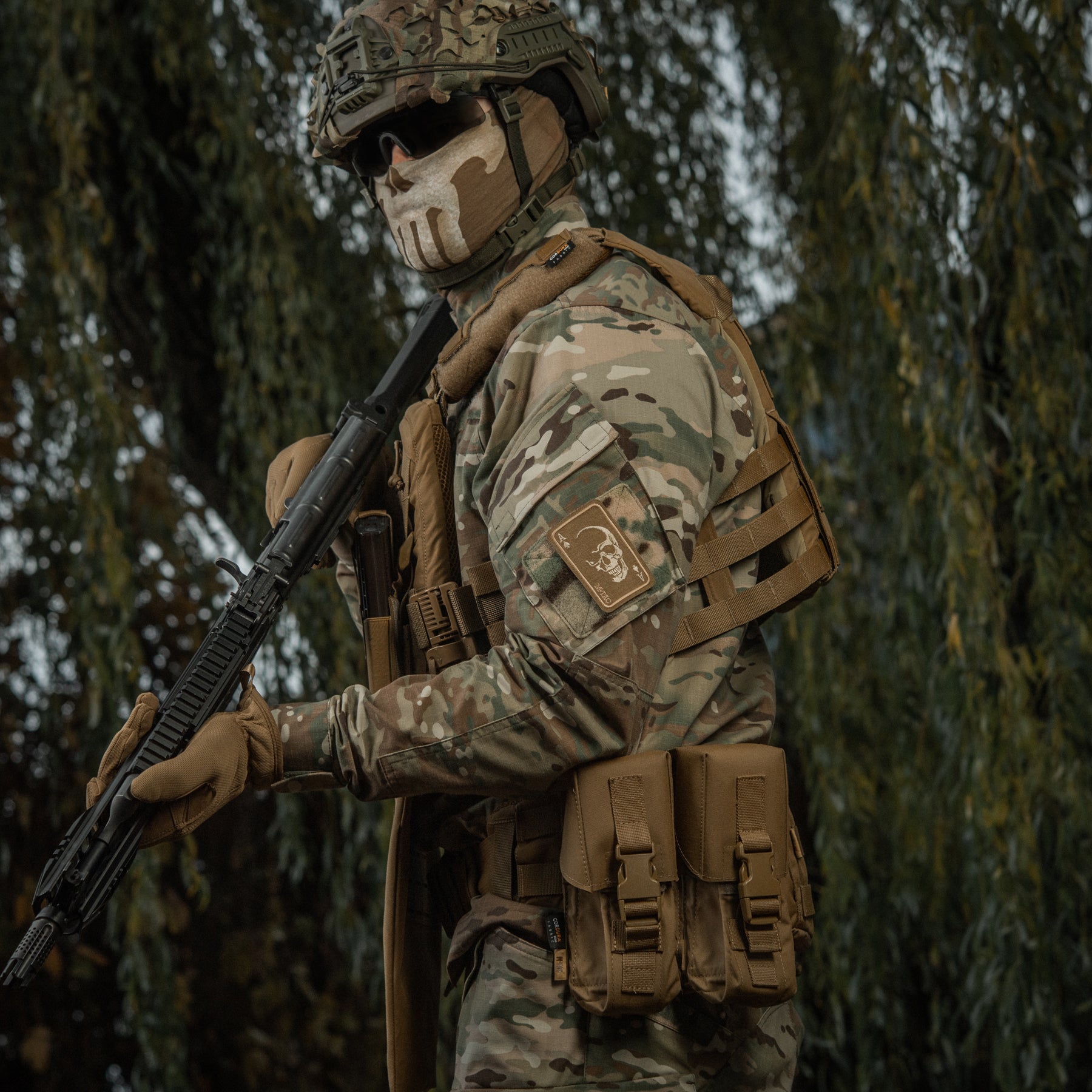M-Tac нашивка Face of war (вишивка) Coyote