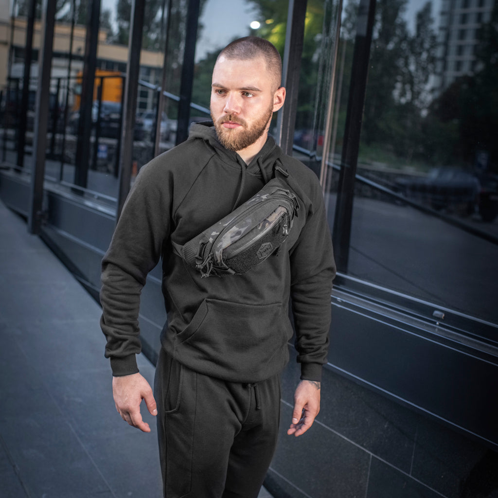 M-Tac сумка Waist Bag Elite Hex Multicam Black/Black