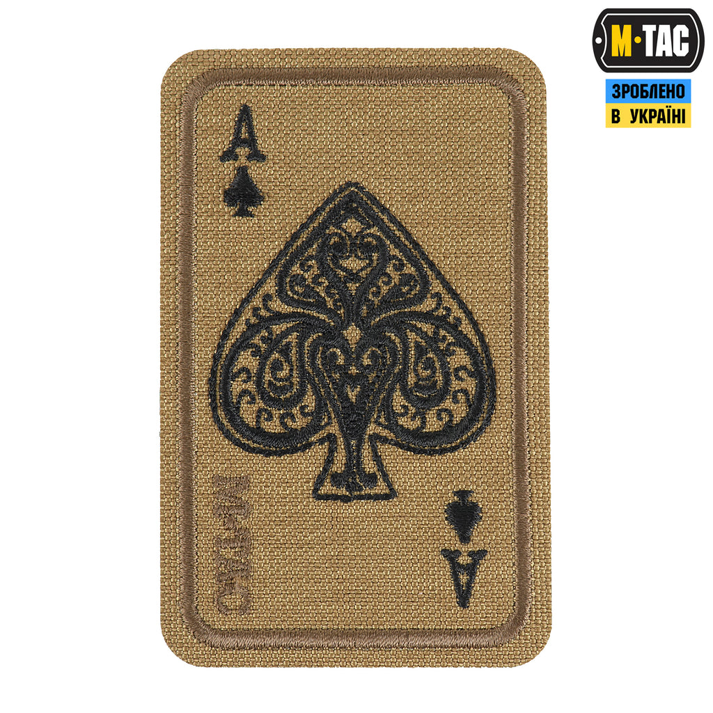M-Tac нашивка Ace of Spades (вишивка) Coyote