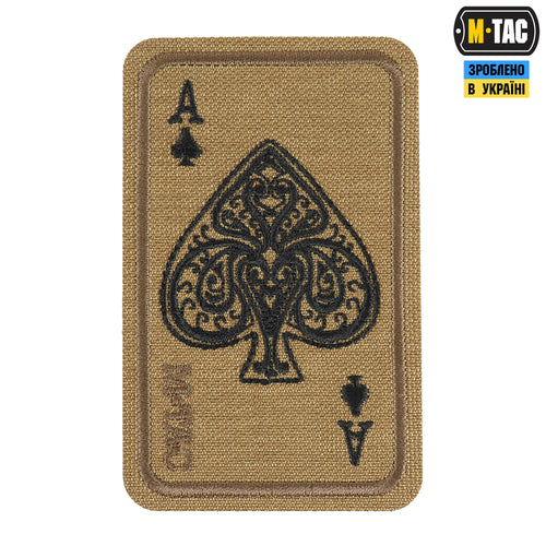 M-Tac нашивка Ace of Spades (вишивка) Coyote