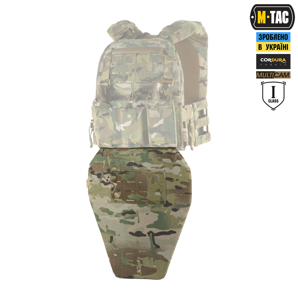 M-Tac фартух протиуламковий з балістичним пакетом 1 клас (BRONYX) Laser Cut XL Multicam