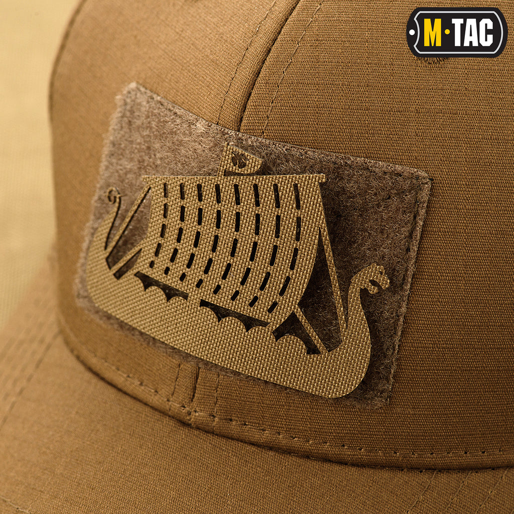 M-Tac нашивка Драккар скрізна Laser Cut Coyote