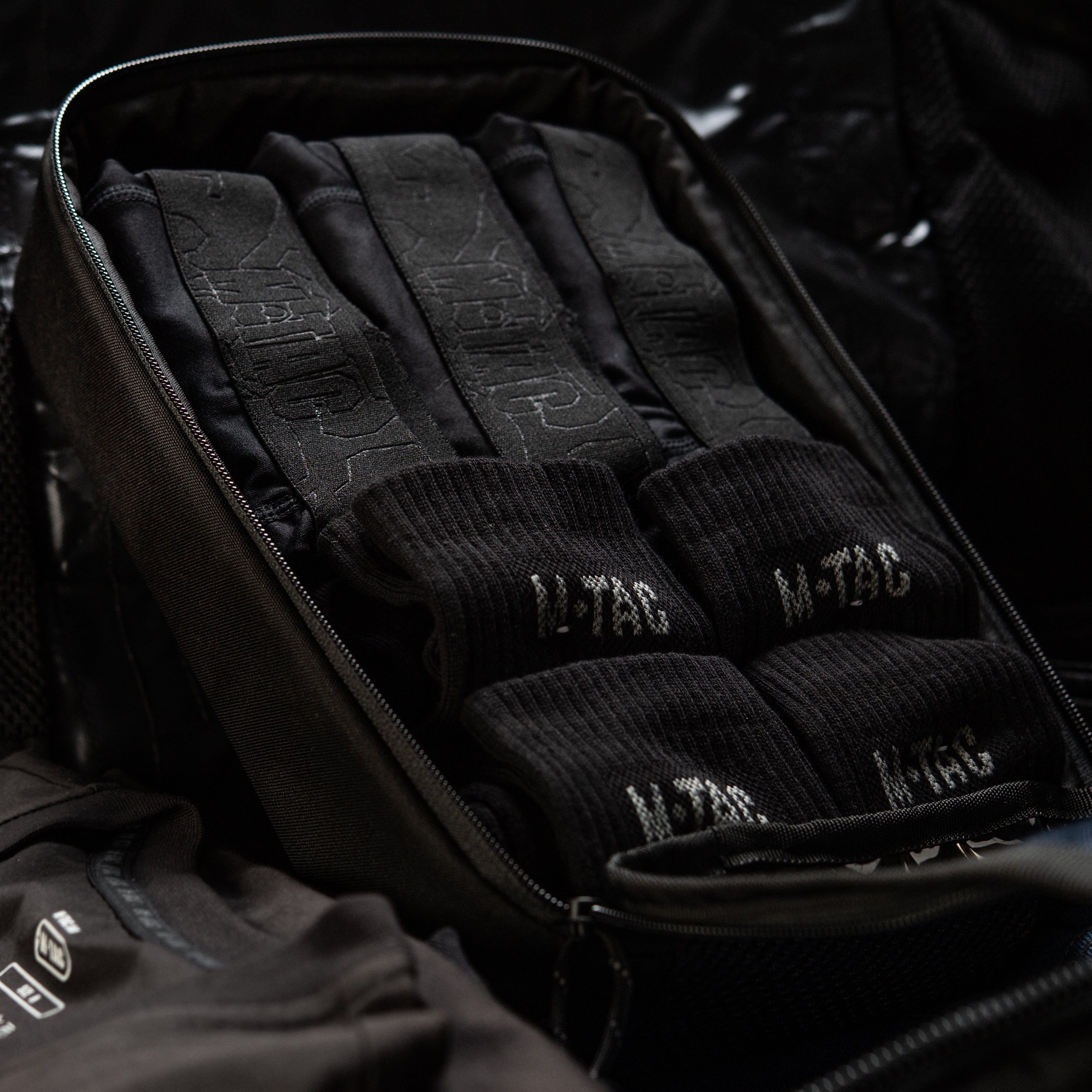 M-Tac органайзер утилітарний прозорий Elite Large (30х19 см) Black