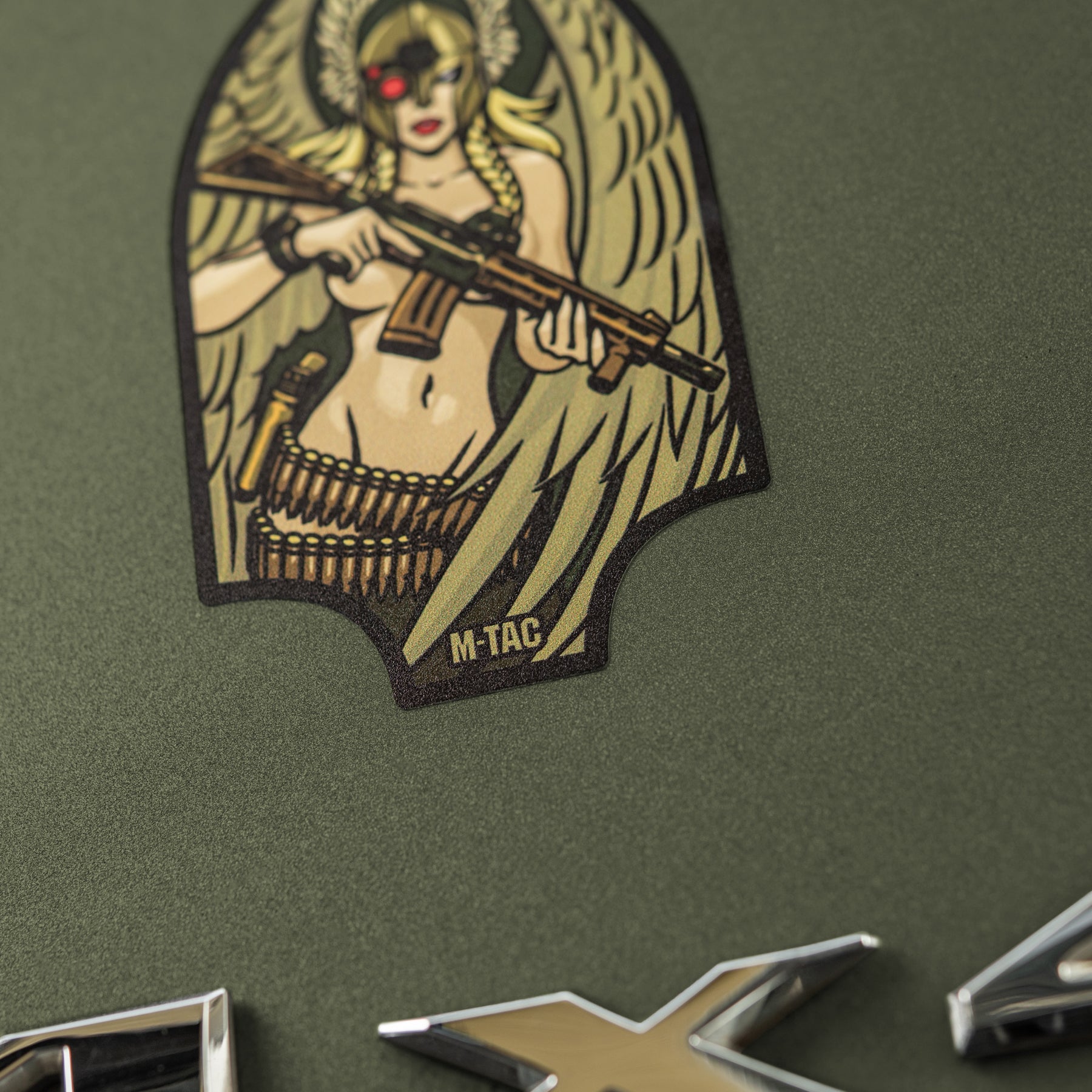 M-Tac наклейка Valkyrie Ranger Green