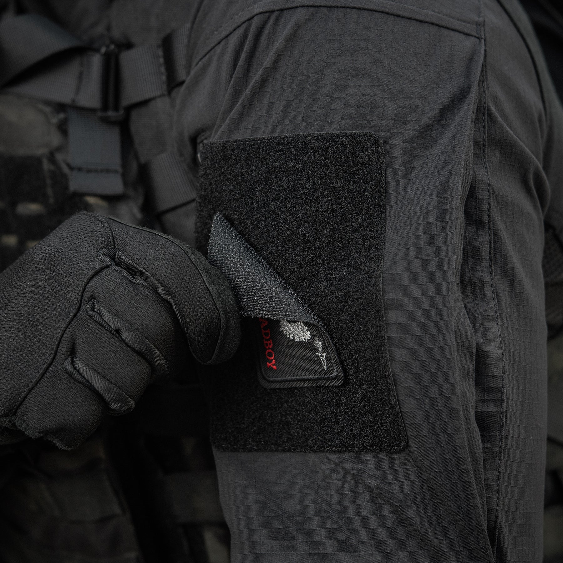 M-Tac нашивка Bad Boy (вишивка) Black