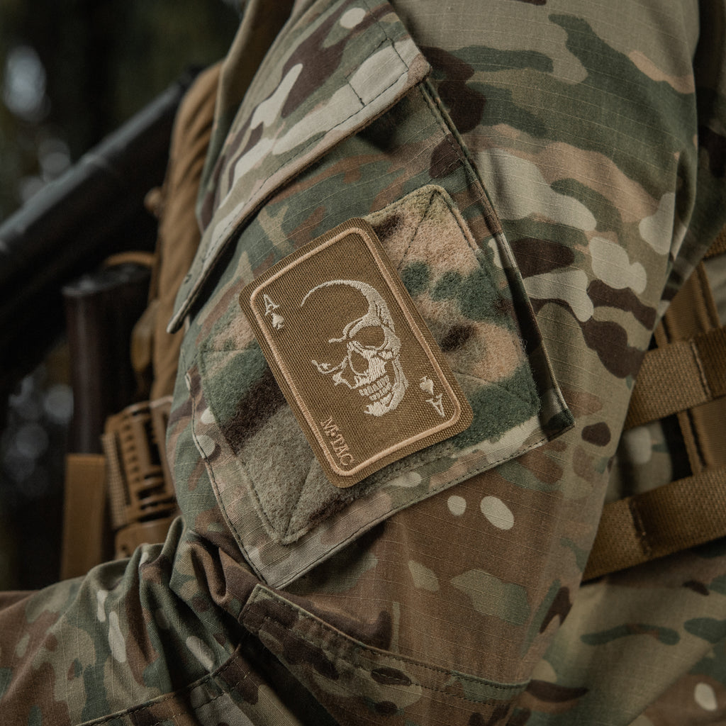 M-Tac нашивка Face of war (вишивка) Coyote