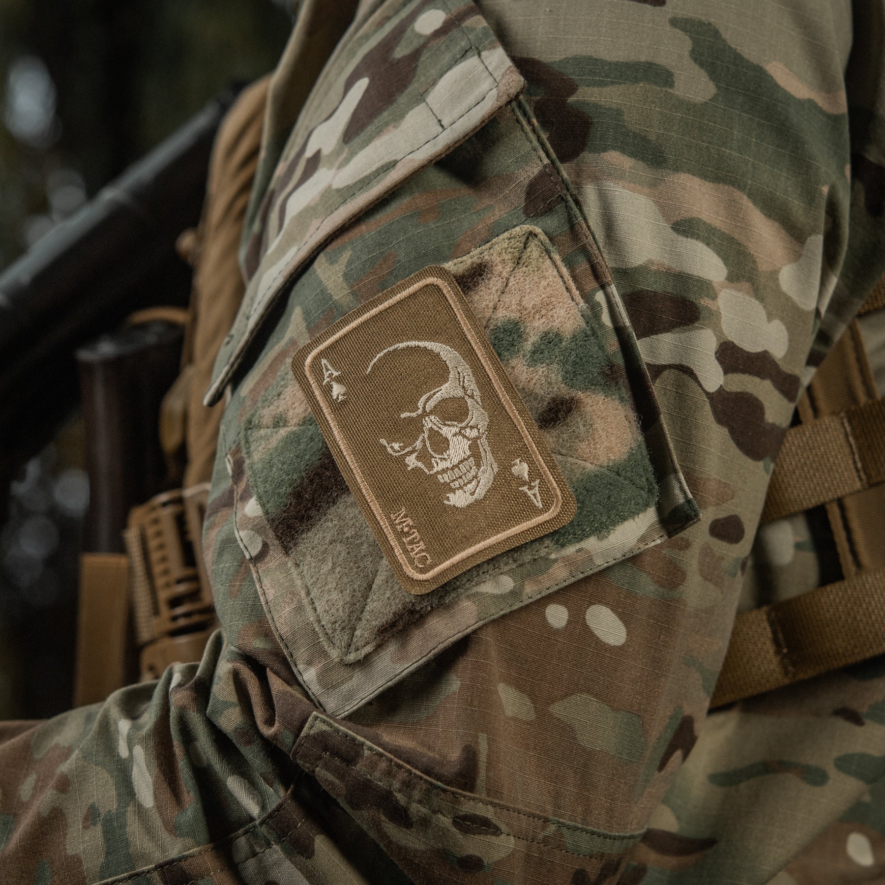 M-Tac нашивка Face of war (вишивка) Coyote