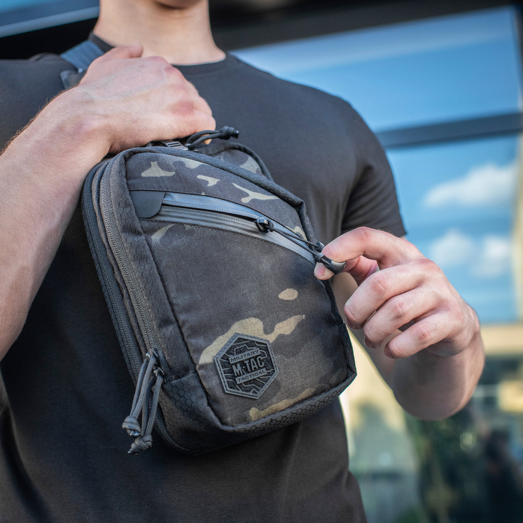 M-Tac сумка Sling Pistol Bag Elite Hex Multicam Black/Black