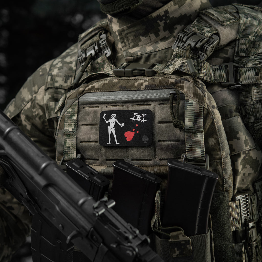 M-Tac нашивка прапор Чорна Борода Мавік Black