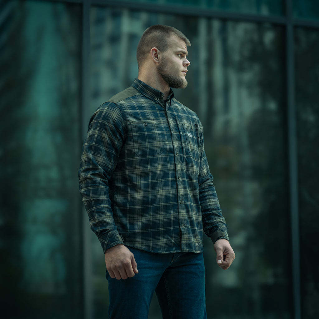M-Tac сорочка Redneck Shirt Olive/Navy Blue
