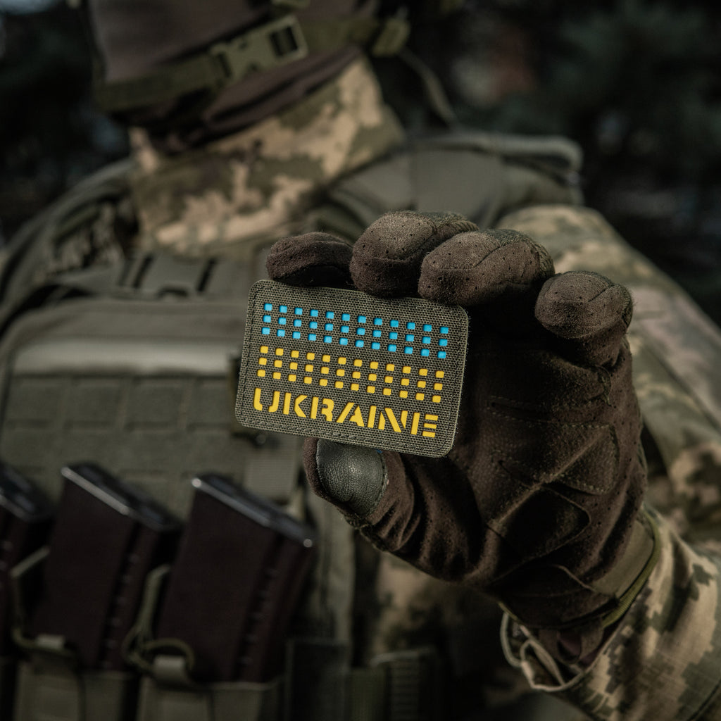 M-Tac нашивка Ukraine Laser Cut Ranger Green/Yellow/Blue/GID