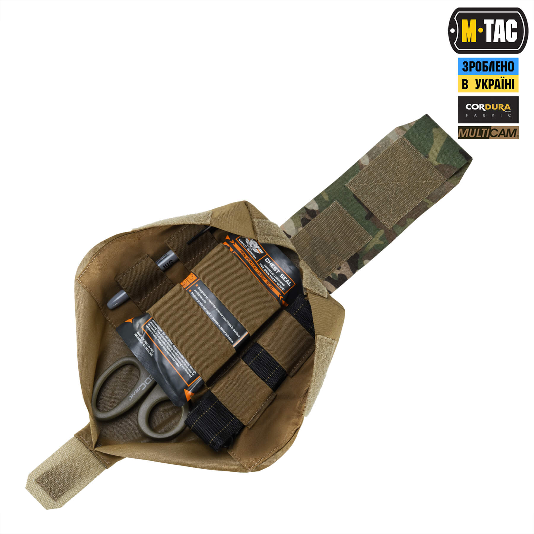 M-Tac підсумок медичний вертикальний Small Gen.II Elite Multicam