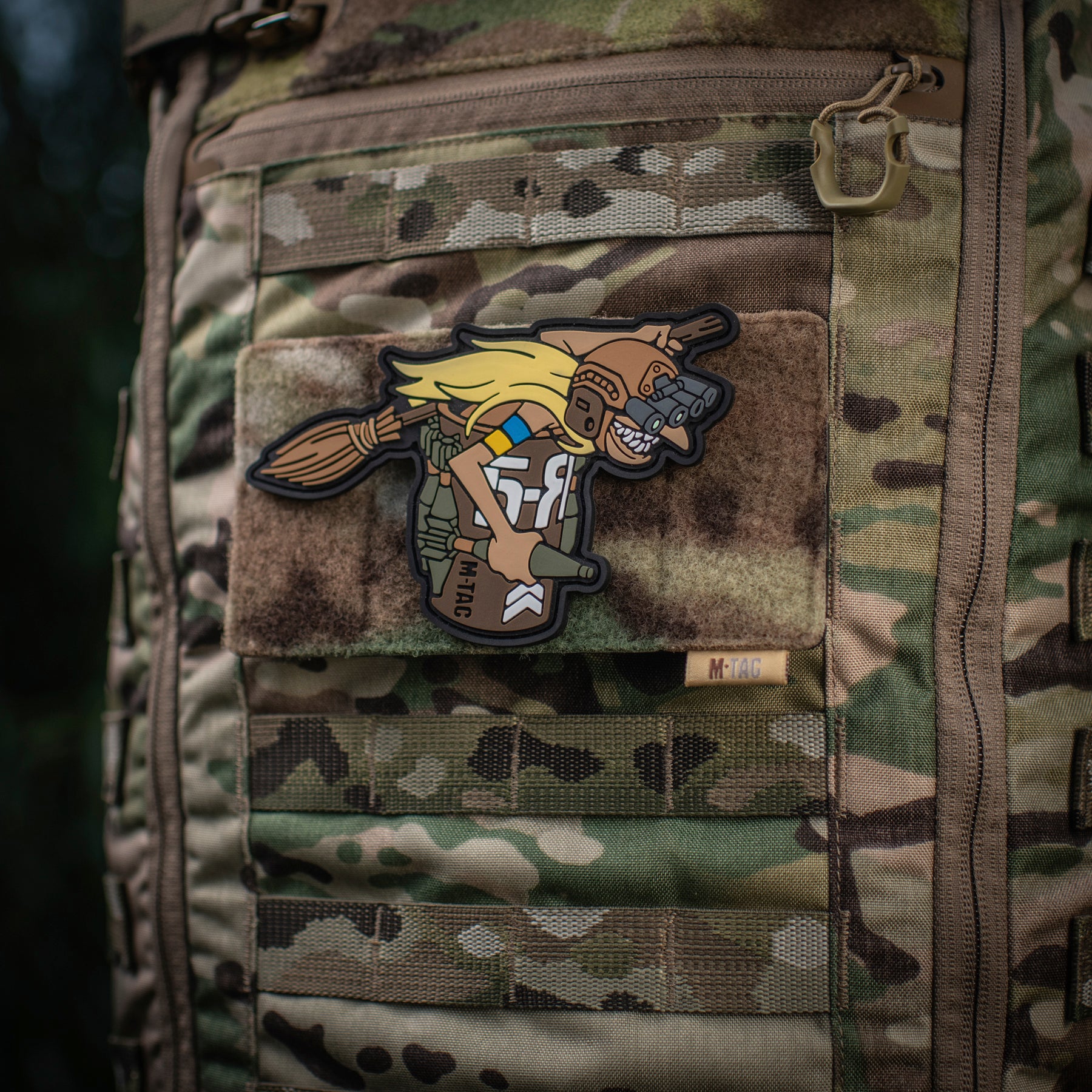 M-Tac панель для нашивок на MOLLE 160x85 Multicam