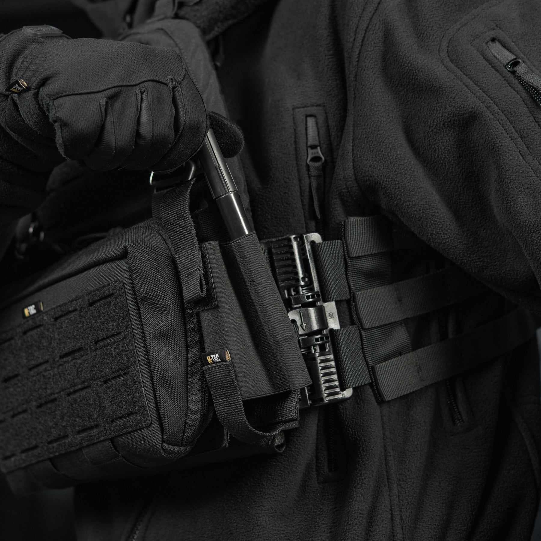 M-Tac підсумок для турнікета еластичний на липучці Gen.III Black