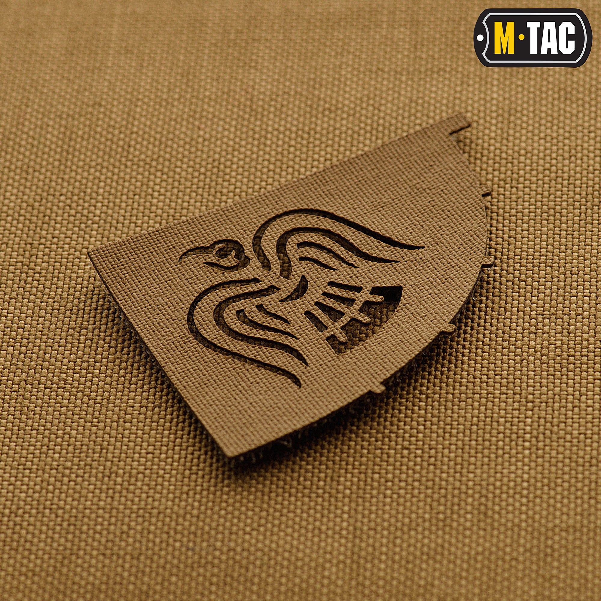 M-Tac нашивка Знамя Ворона скрізна Laser Cut Coyote