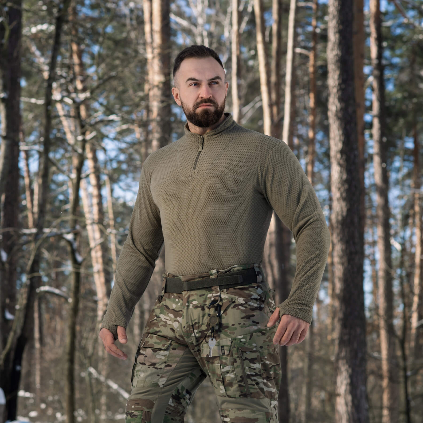 M-Tac термосорочка фліс Delta Level 2 Hex Tan