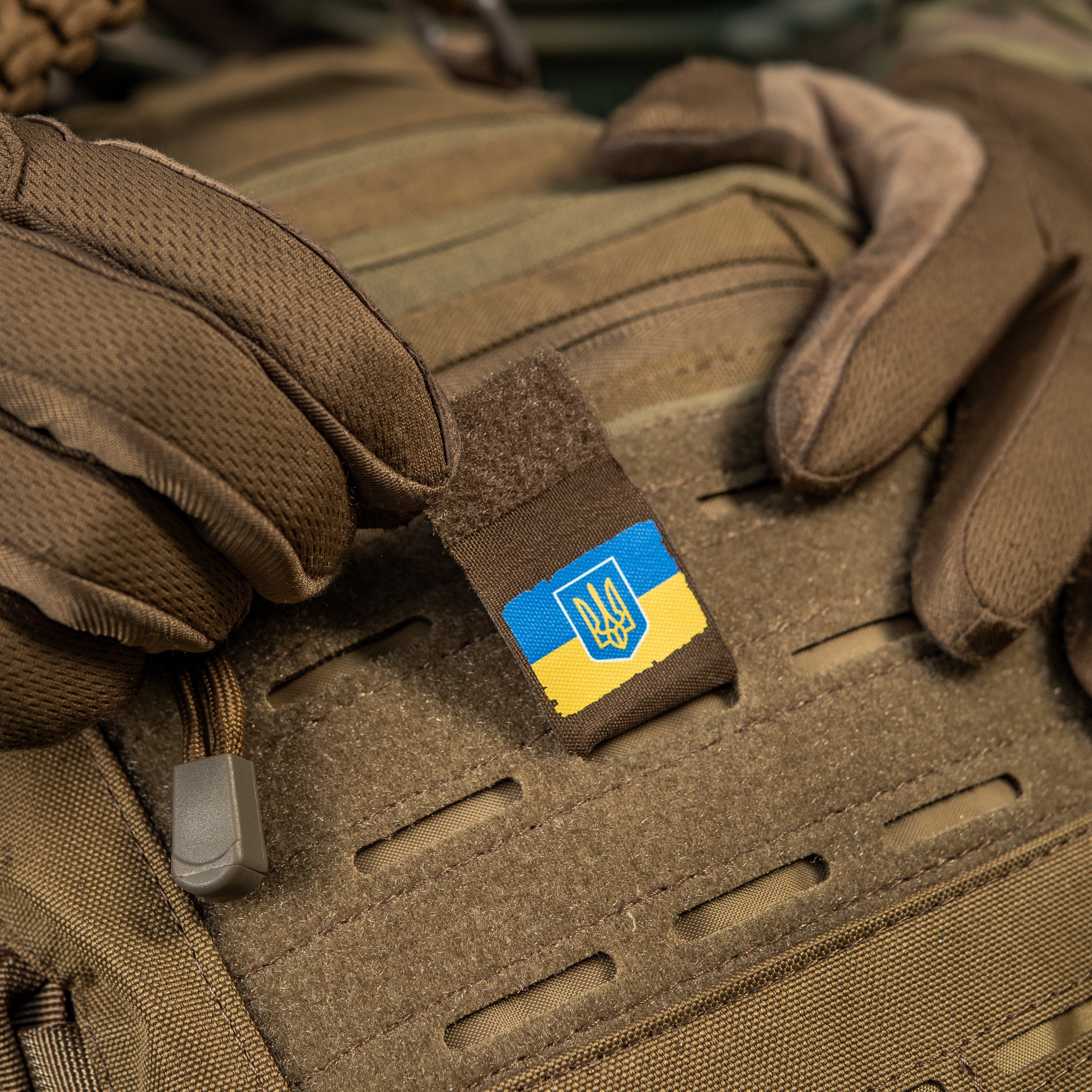 M-Tac MOLLE Patch Прапор України з гербом Full Color/Coyote