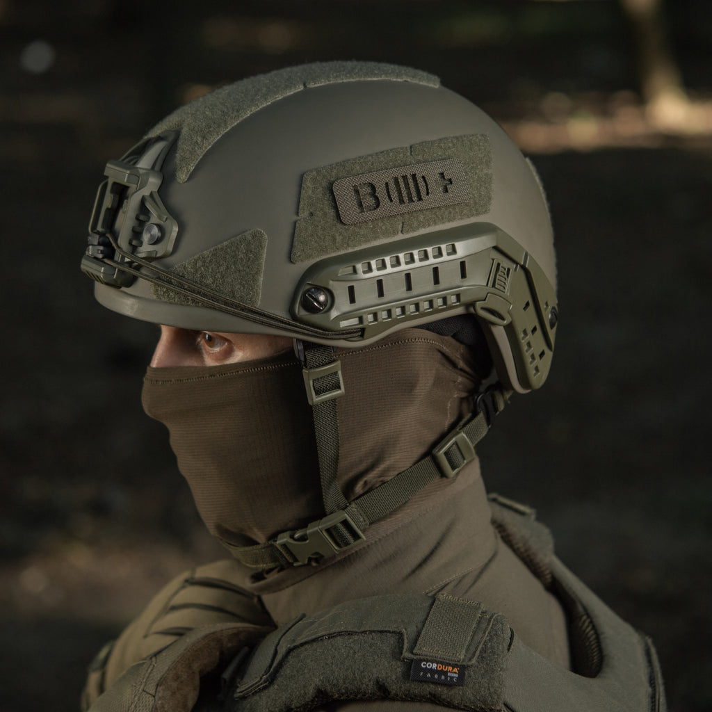 M-Tac нашивка група крові B (III) + наскрізна Laser Cut 25х80 Ranger Green